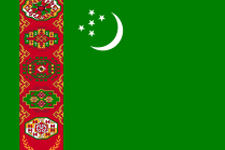 Türkmenistan bayrağı