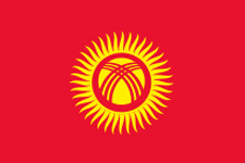Kırgızistan bayrağı