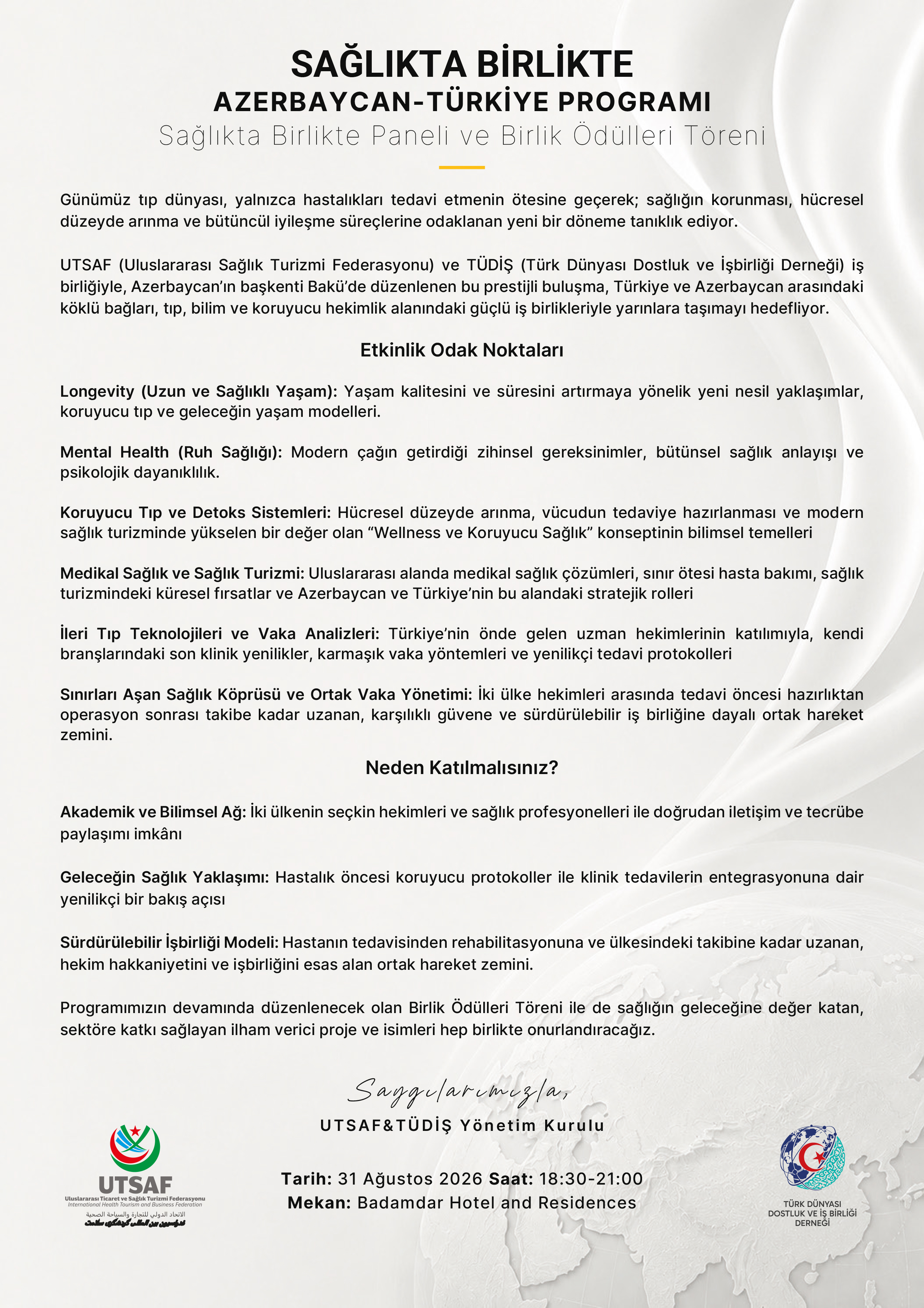 Sağlıkta Birlikte Azerbaycan - Türkiye Programı